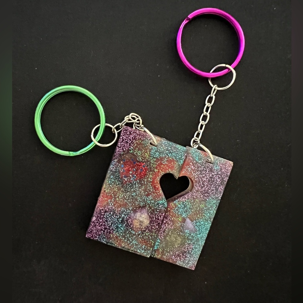 His and hers or best friend’s keychains